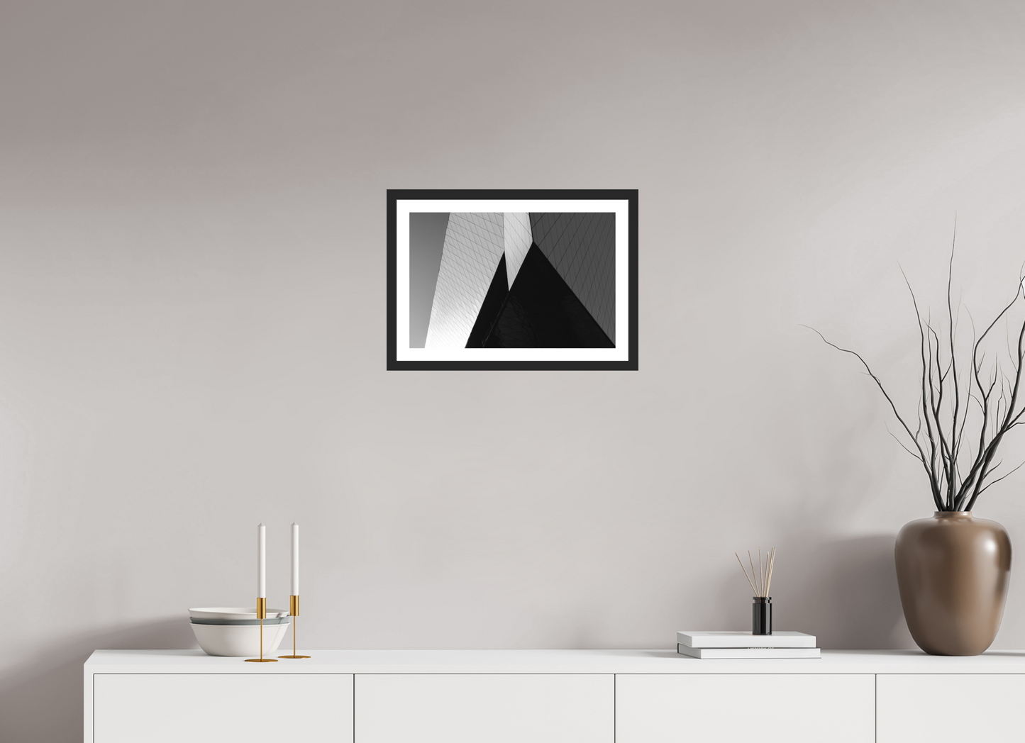 Triangles II - Black and White Architectural Photography - Gallery-Quality Premium Print