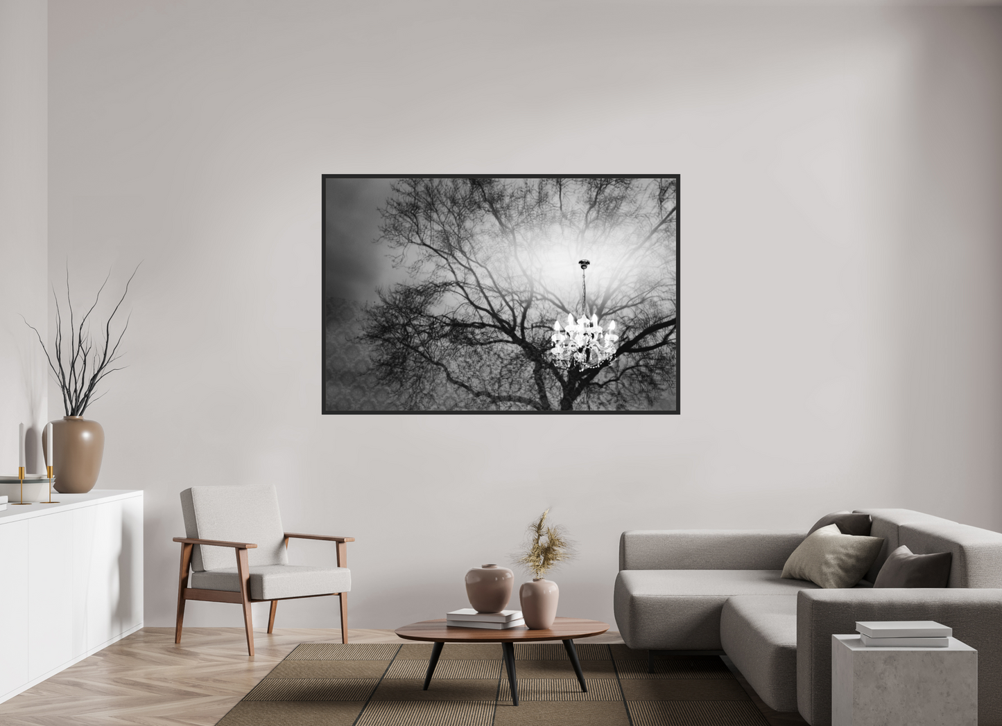 Illusion - Abstrakte Schwarzweiß-Fotografie - Hochwertiger Abzug in Galeriequalität