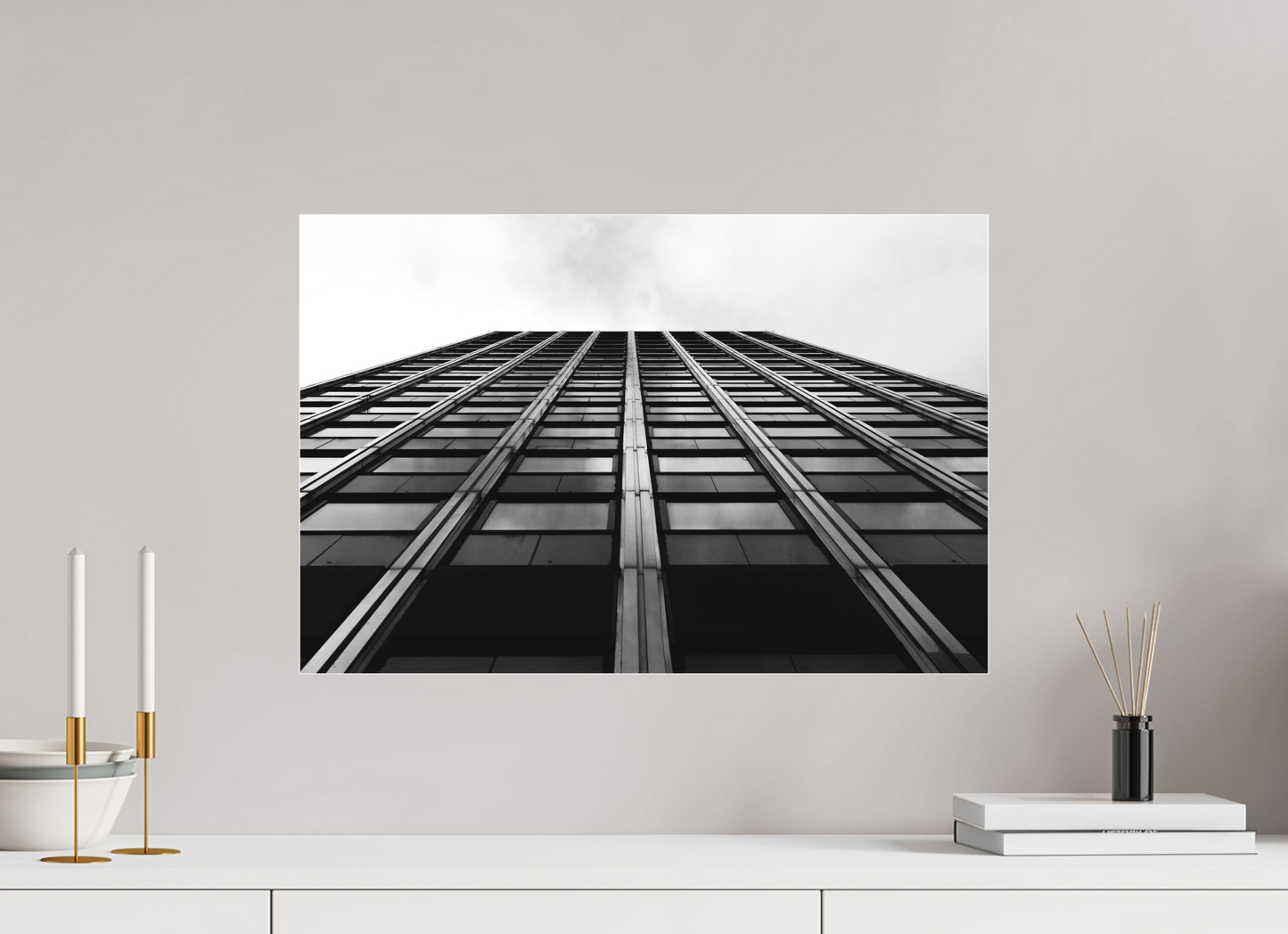 Grid IV - Schwarzweiß-Architekturfotografie - Hochwertiger Abzug in Galeriequalität