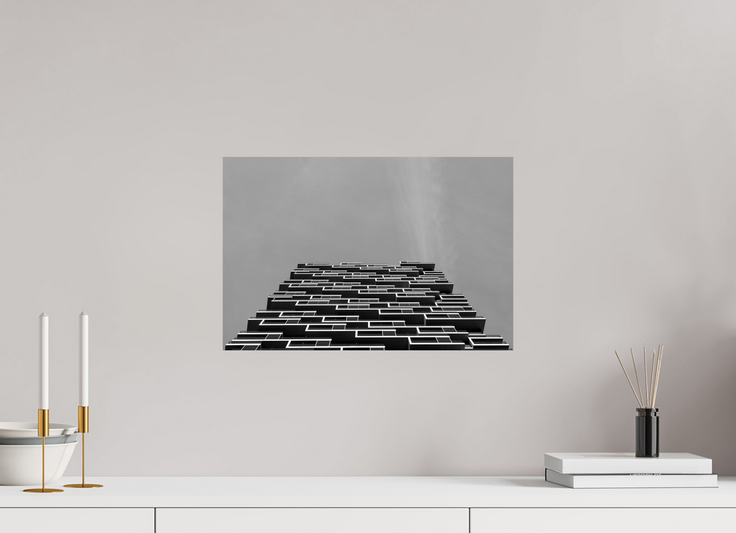 Maze - Schwarzweiß-Architekturfotografie - Hochwertiger Abzug in Galeriequalität