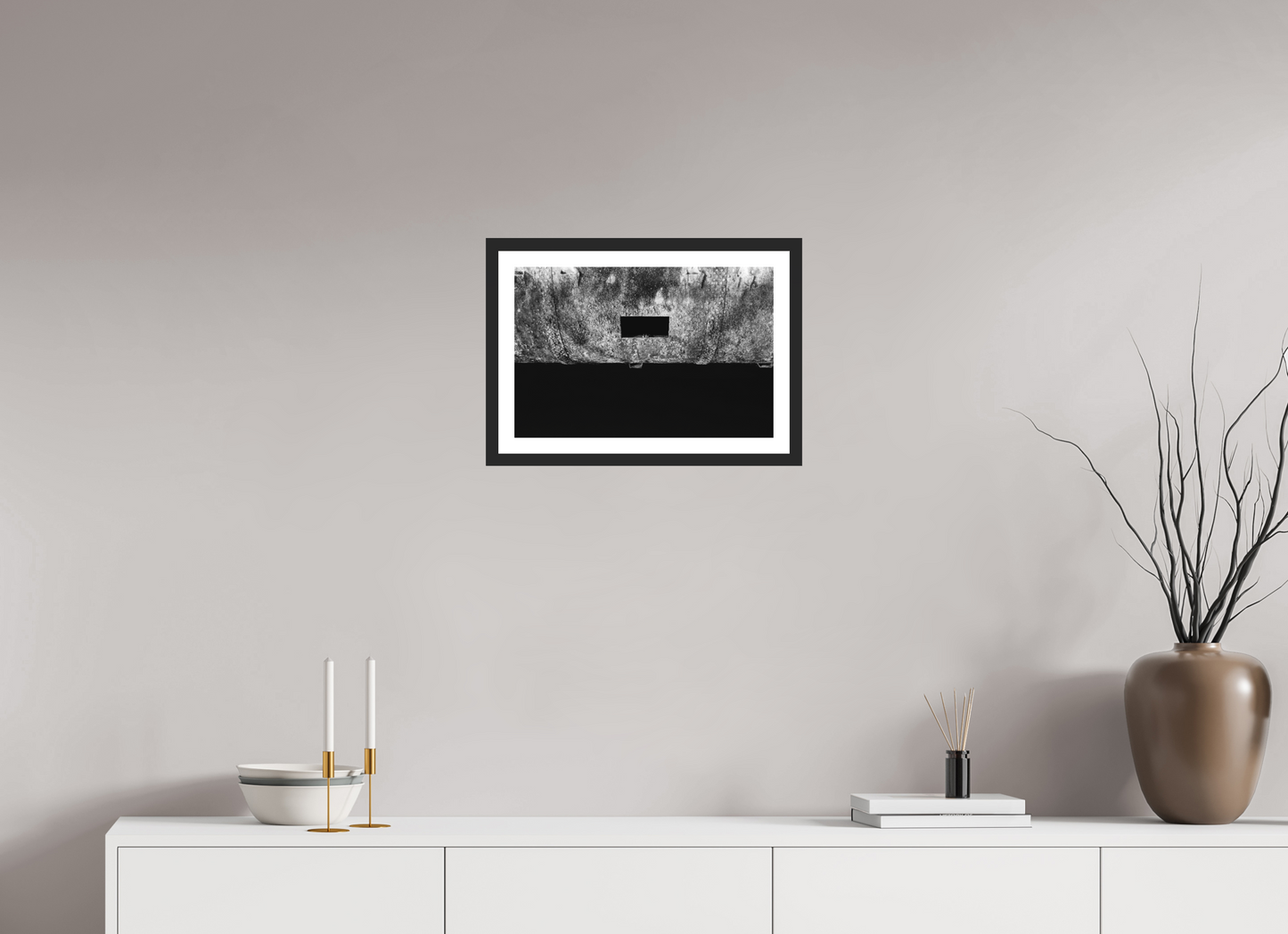 Peek - Abstrakte Schwarzweiß-Fotografie - Hochwertiger Abzug in Galeriequalität