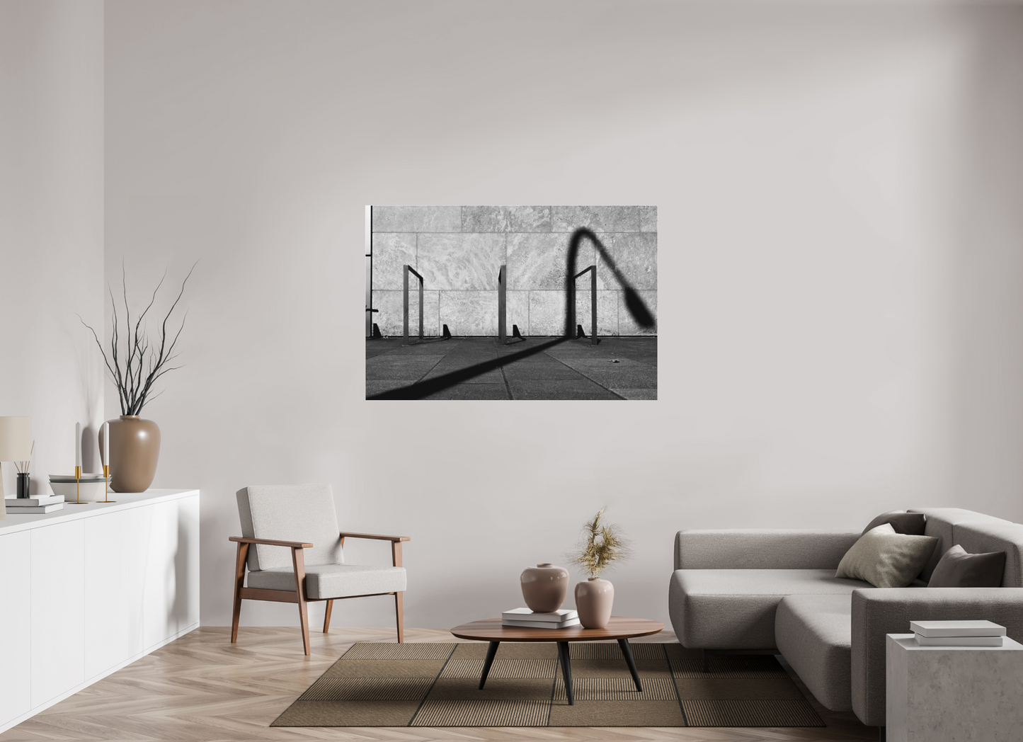 Bow - Abstrakte Schwarzweiß-Fotografie - Hochwertiger Abzug in Galeriequalität