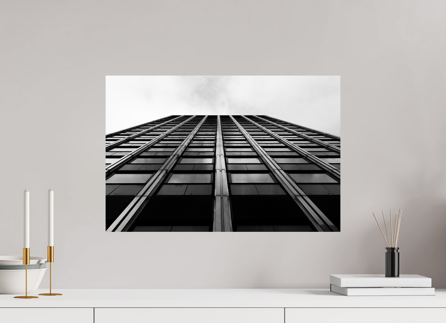 Grid IV - Schwarzweiß-Architekturfotografie - Hochwertiger Abzug in Galeriequalität