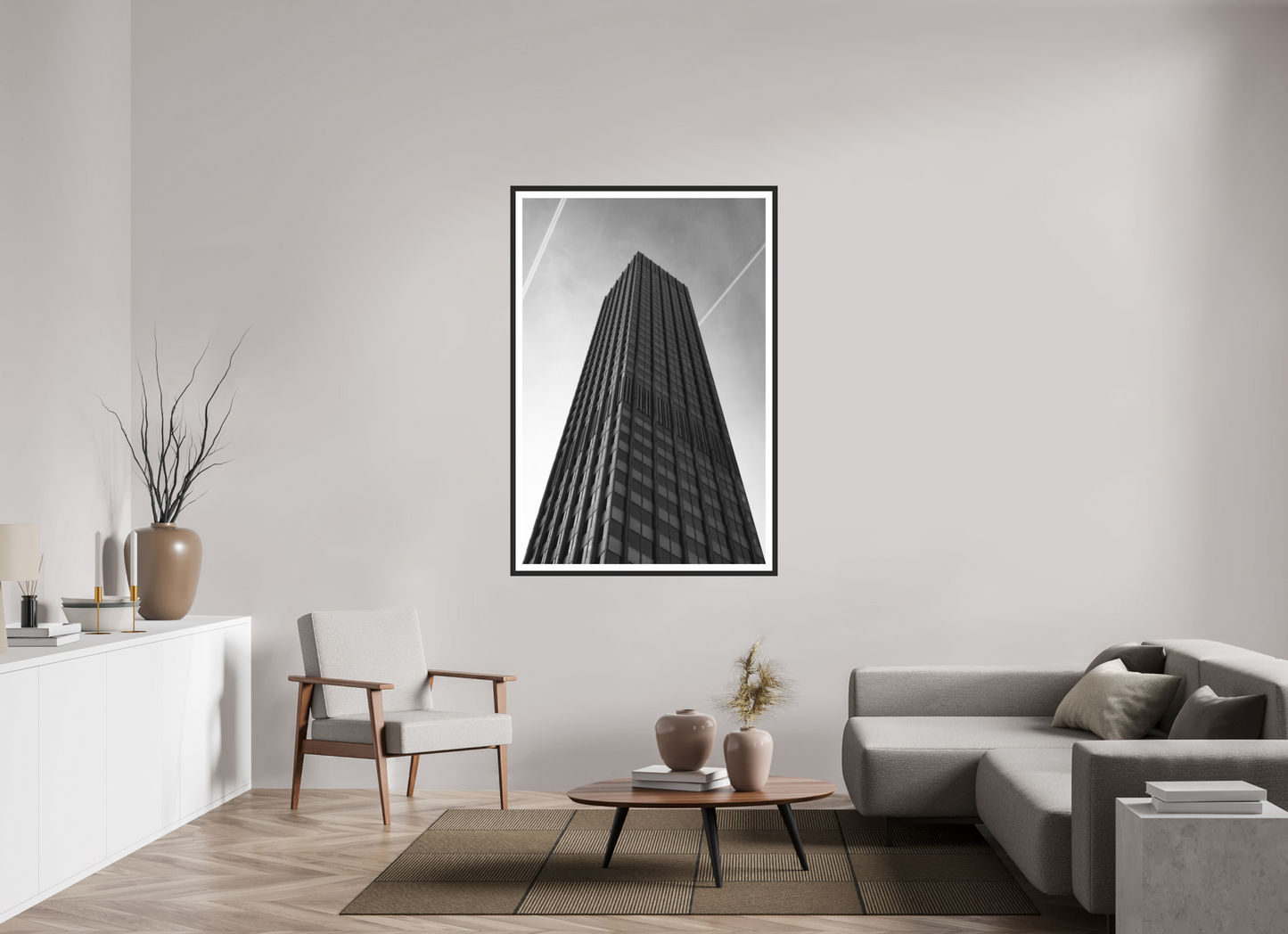 Escort - Schwarzweiß-Architekturotografie - Hochwertiger Abzug in Galeriequalität