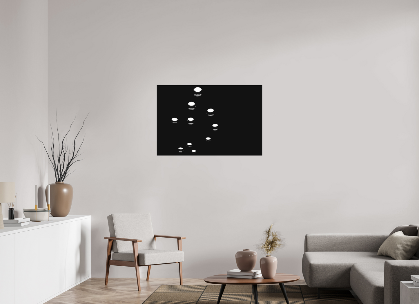 Fleet - Abstrakte Schwarzweiß-Fotografie - Hochwertiger Abzug in Galeriequalität
