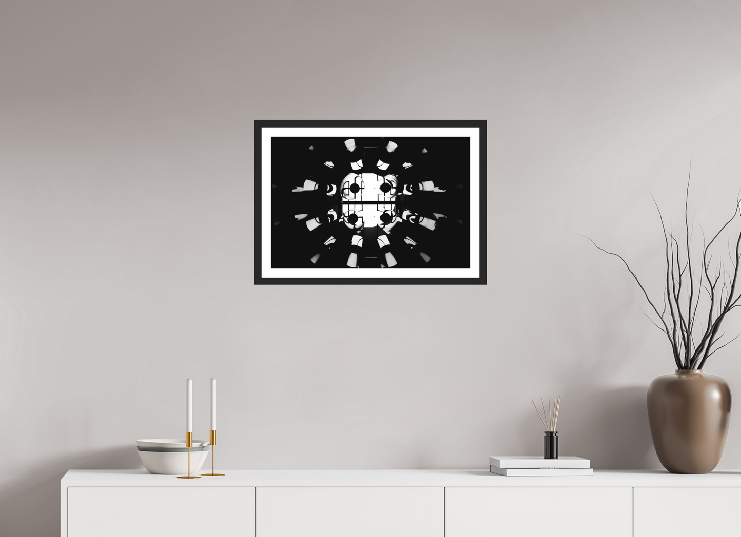 Core - Abstrakte Schwarzweiß-Fotografie - Hochwertiger Abzug in Galeriequalität