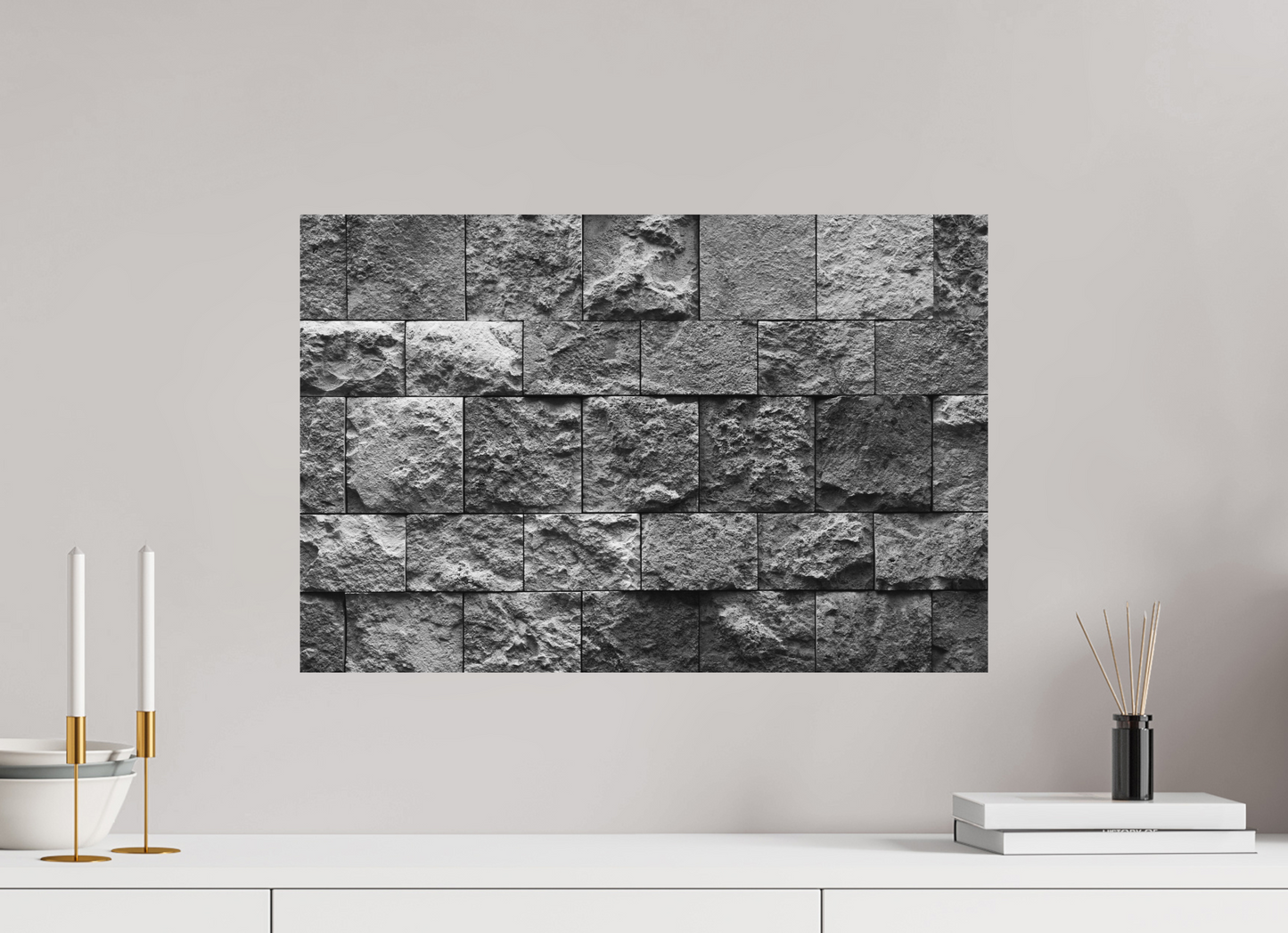 60 x 40 cm, Ilford on Aluminium Misalignment - Abstrakte Schwarzweiß-Fotokunst - Hochwertiger Abzug in Galeriequalität