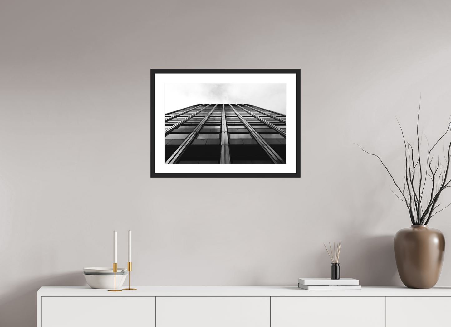 Grid IV - Schwarzweiß-Architekturfotografie - Hochwertiger Abzug in Galeriequalität