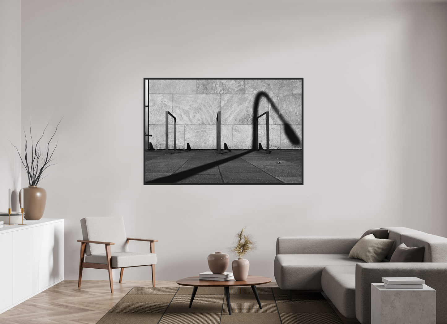 Bow - Abstrakte Schwarzweiß-Fotografie - Hochwertiger Abzug in Galeriequalität