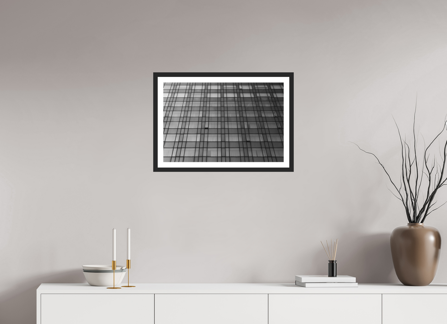Grid VII - Schwarzweiß-Architekturfotografie - Hochwertiger Abzug in Galeriequalität