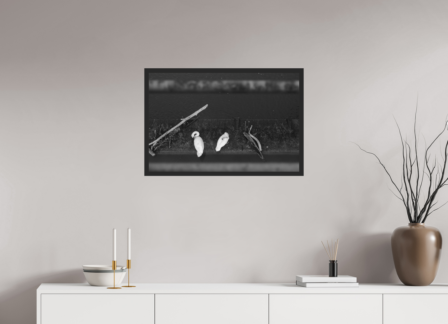 75 x 50 cm, Ilford on Aluminium, Framed Bond - Schwarzweiß-Fotografie - Hochwertiger Abzug in Galeriequalität