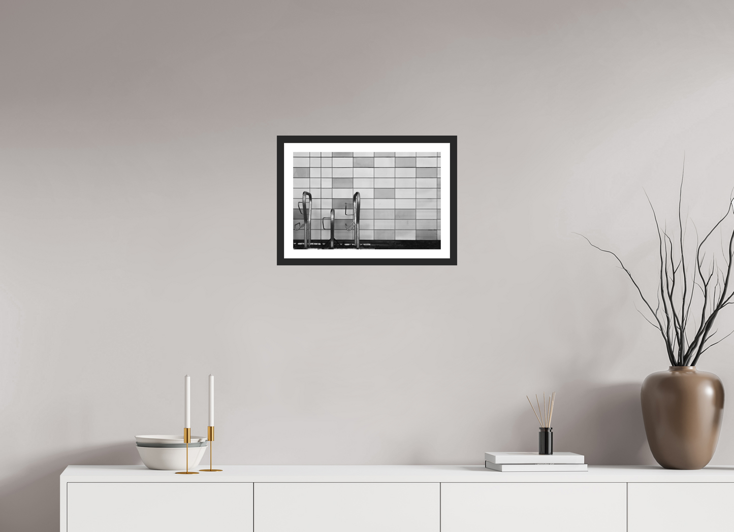 Trident - Schwarzweiß-Fotografie - Hochwertiger Abzug in Galeriequalität