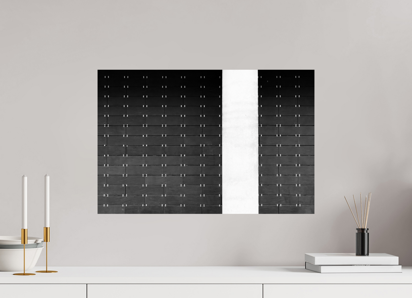 60 x 40 cm, Baryta Photo Print Drawers -Schwarzweiß-Fotografie, Naheinstellung - Hochwertiger Abzug in Galeriequalität