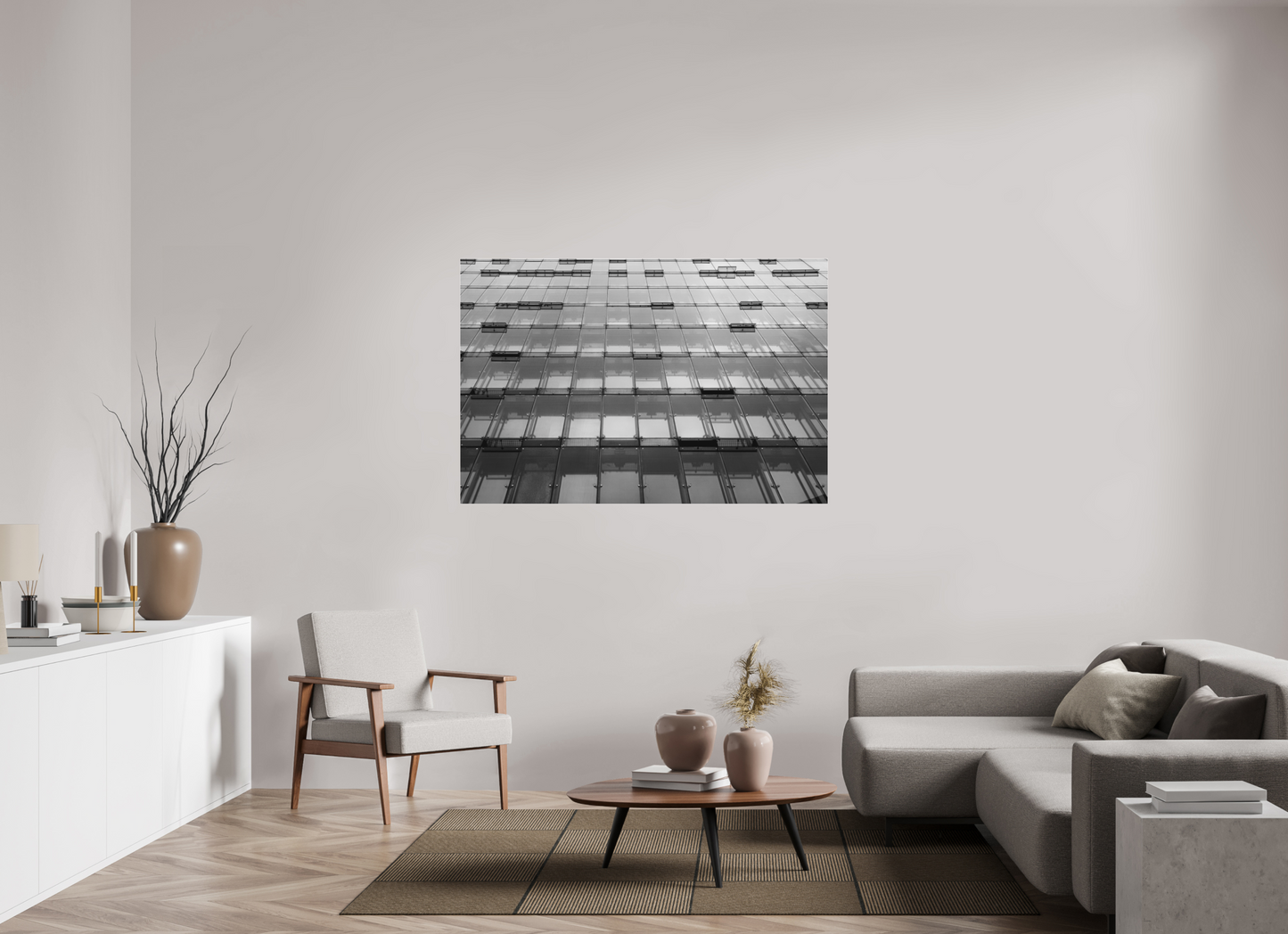 Airbrakes - Schwarzweiß-Architekturfotografie - Hochwertiger Abzug in Galeriequalität