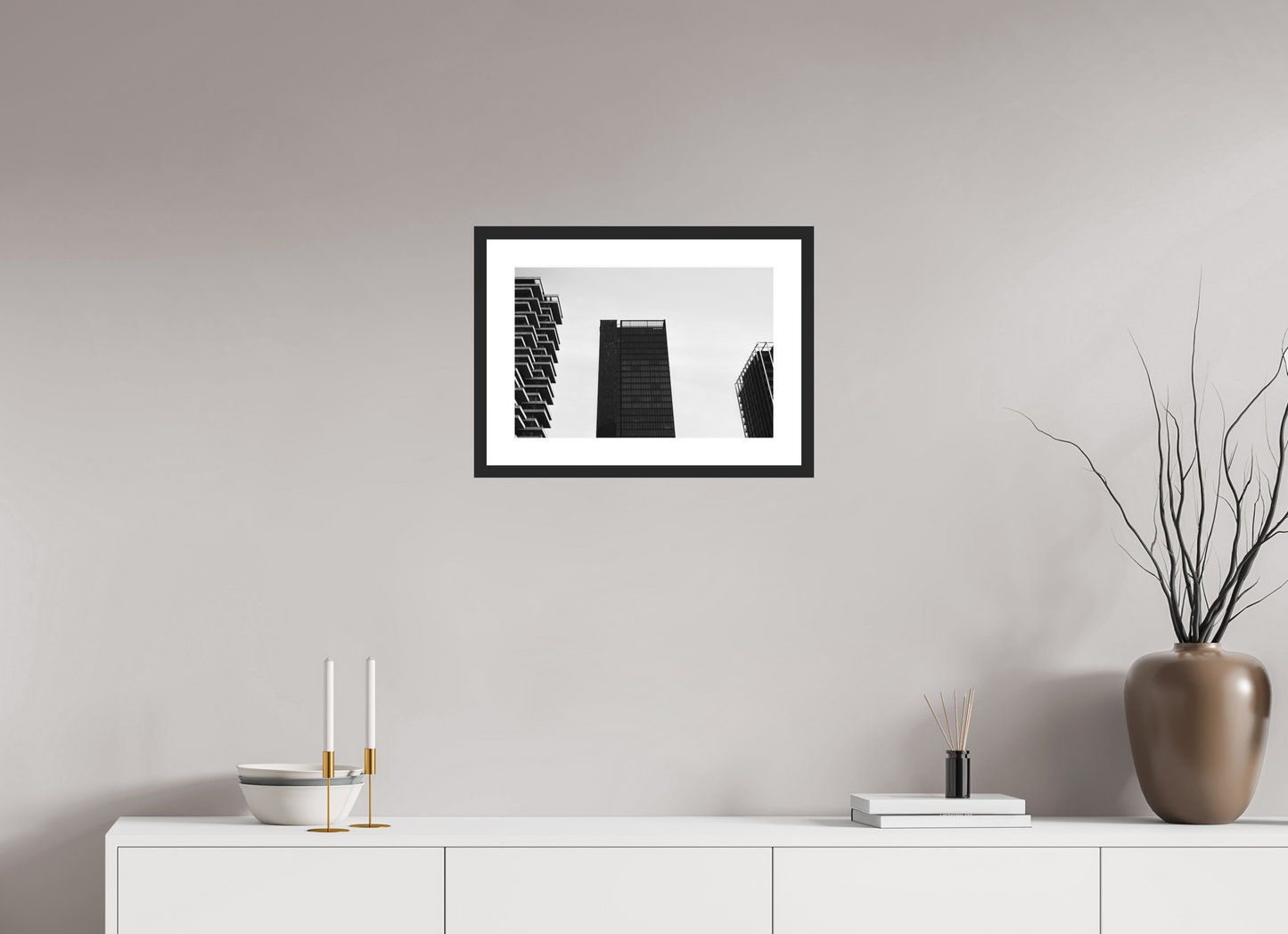 Trium - Black and White Architectural Fine Art Photography - High-Quality Print