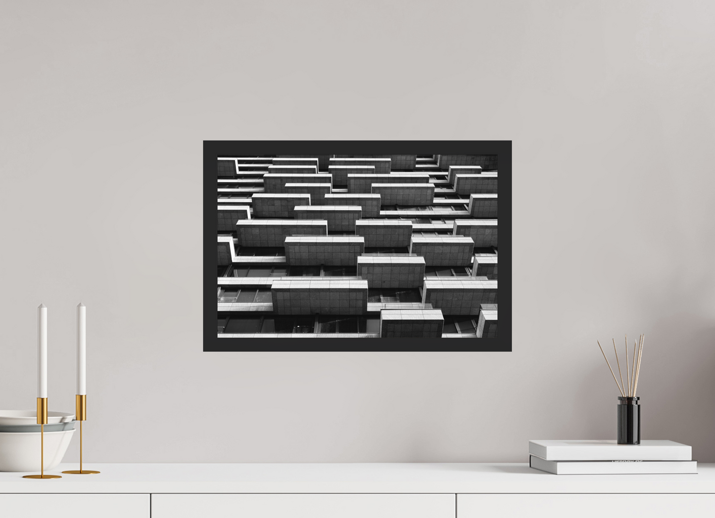 Maze II - Schwarzweiß-Architekturfotografie - Hochwertiger Abzug in Galeriequalität