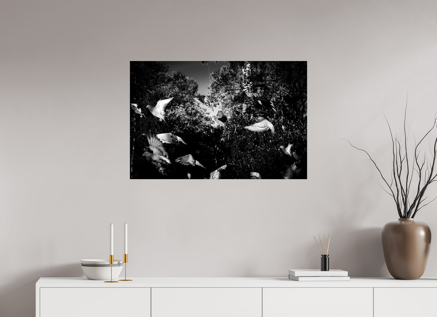 Poultry - Schwarzweiß-Tierfotografie - Hochwertiger Abzug in Galeriequalität