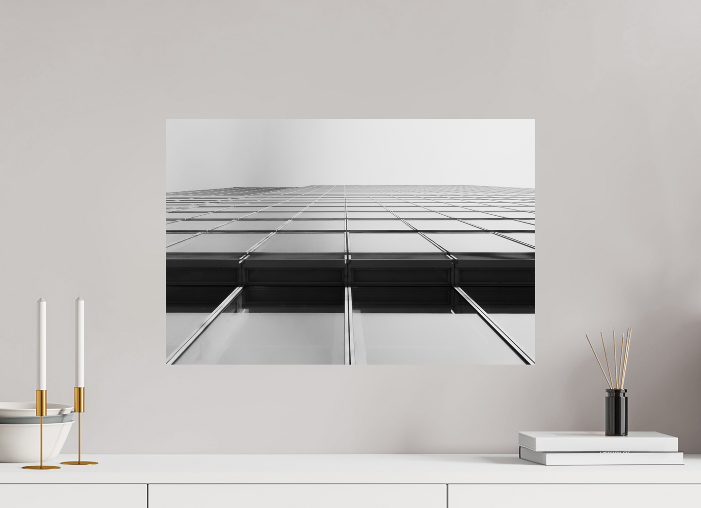 Grid V - Schwarzweiß-Architekturfotografie - Hochwertiger Abzug in Galeriequalität