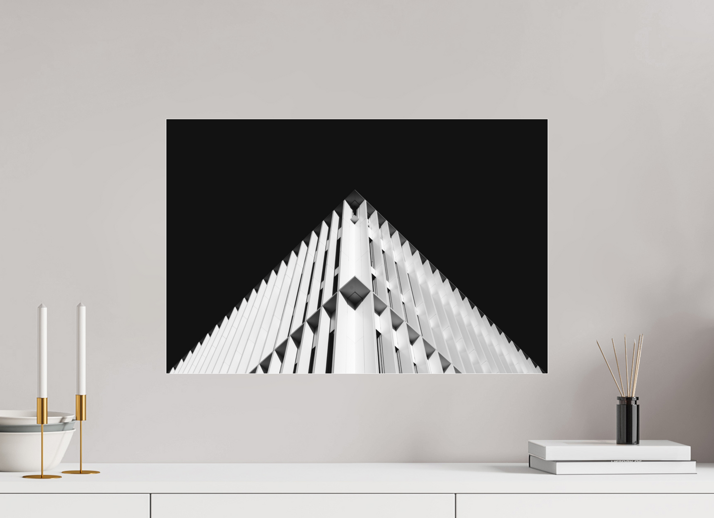 Radiator - Schwarzweiß-Architekturfotografie - Hochwertiger Abzug in Galeriequalität