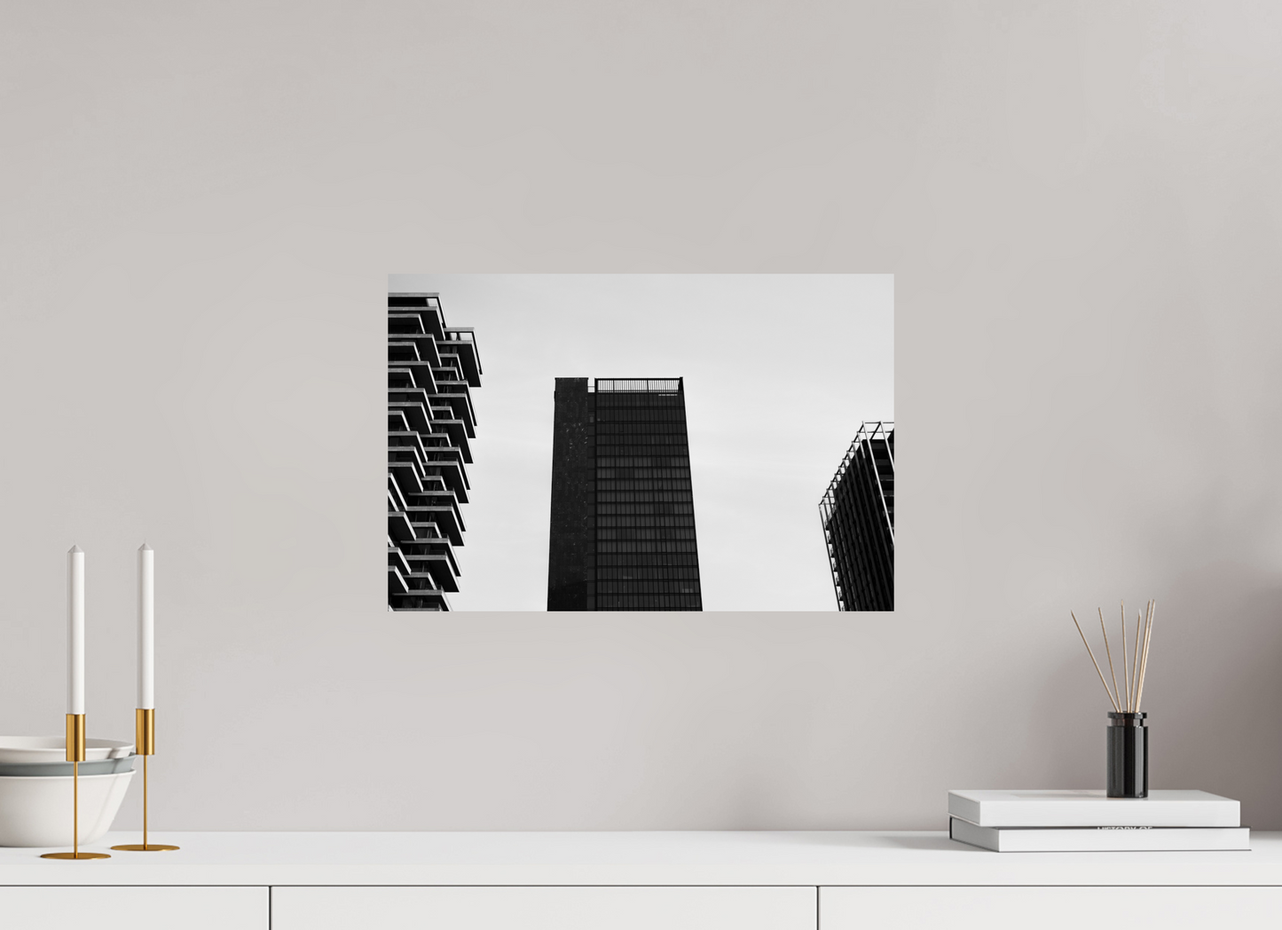 Trium - Black and White Architectural Fine Art Photography - High-Quality Print