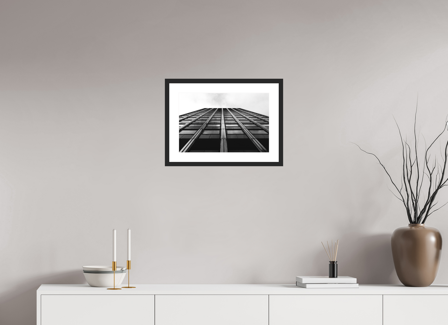 Grid IV - Schwarzweiß-Architekturfotografie - Hochwertiger Abzug in Galeriequalität