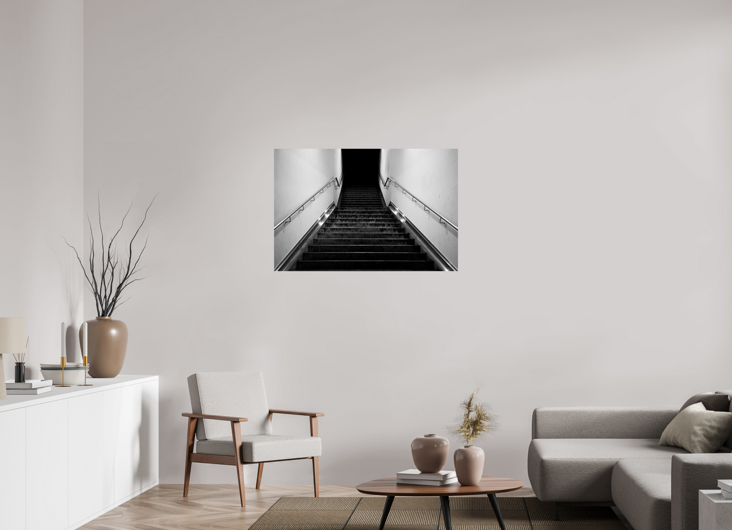 Abyss - Schwarzweiß-Nachtfotografie - Hochwertiger Abzug in Galeriequalität