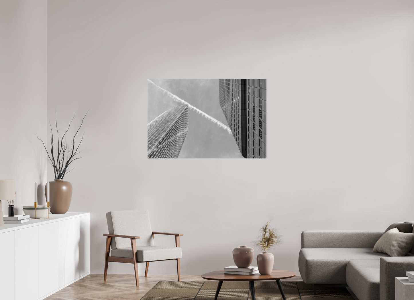 120 x 80 cm, Ilford Photo Print X-Con - Schwarzweiß-Architekturfotografie - Hochwertiger Abzug in Galeriequalität