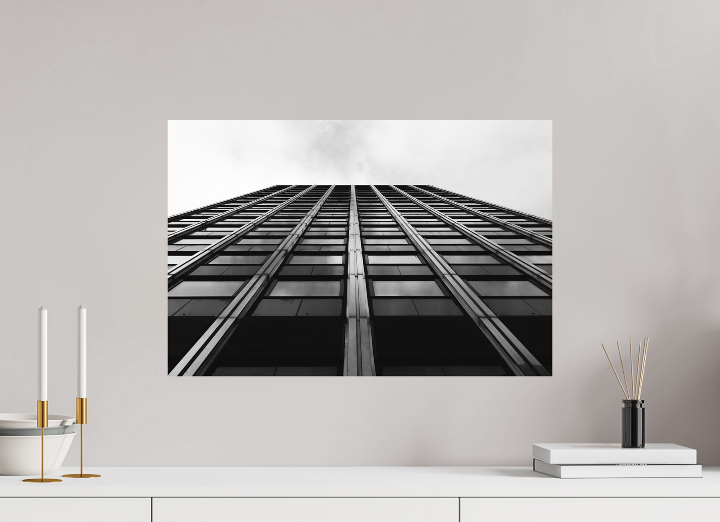 Grid IV - Schwarzweiß-Architekturfotografie - Hochwertiger Abzug in Galeriequalität