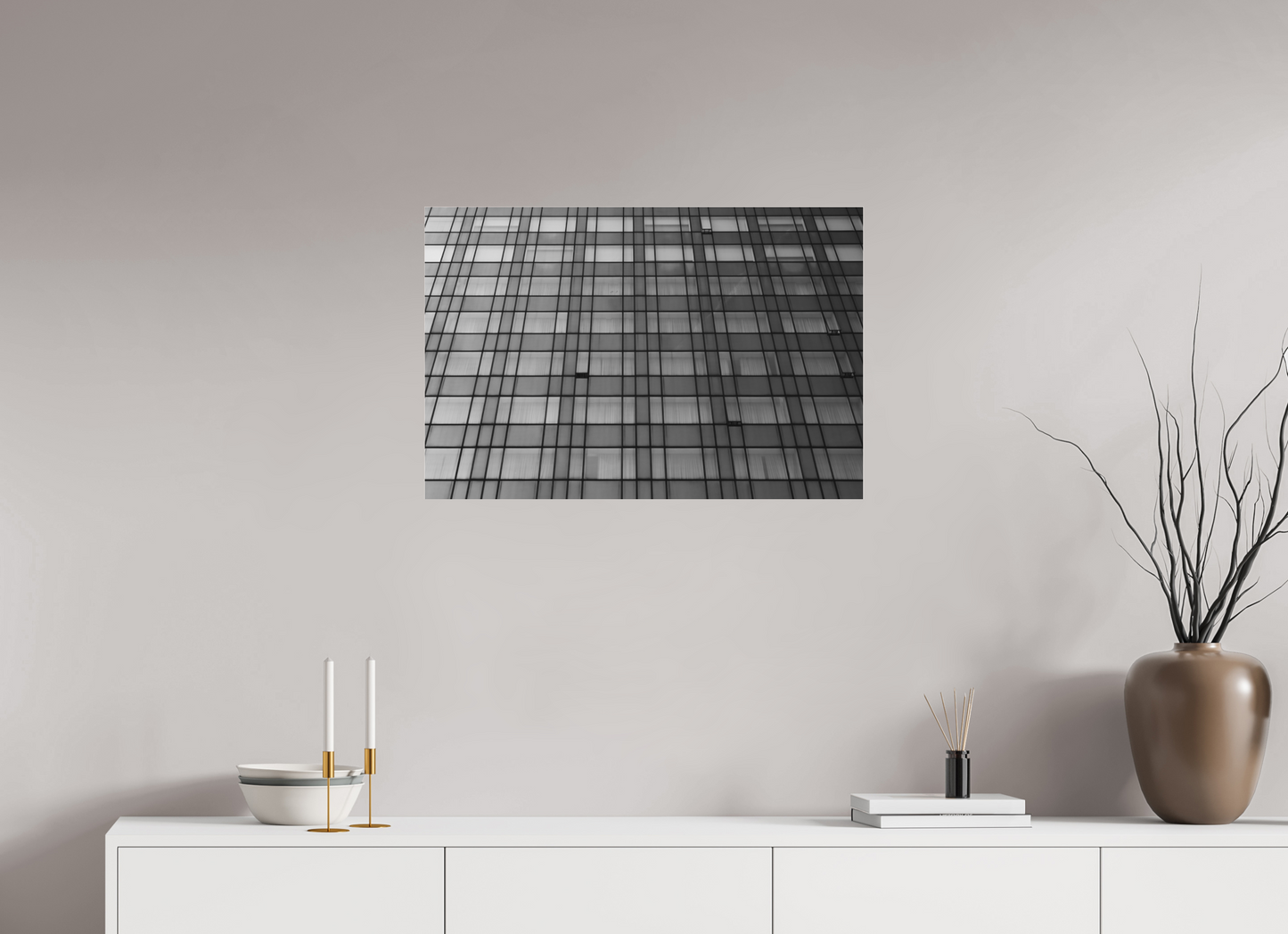 Grid VII - Schwarzweiß-Architekturfotografie - Hochwertiger Abzug in Galeriequalität