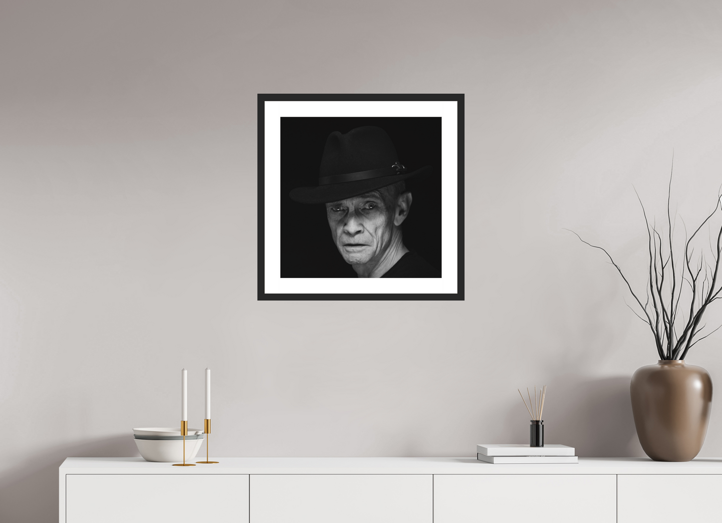 Showdown - Schwarzweiß-Fotografie, Portrait - Hochwertiger Abzug in Galeriequalität