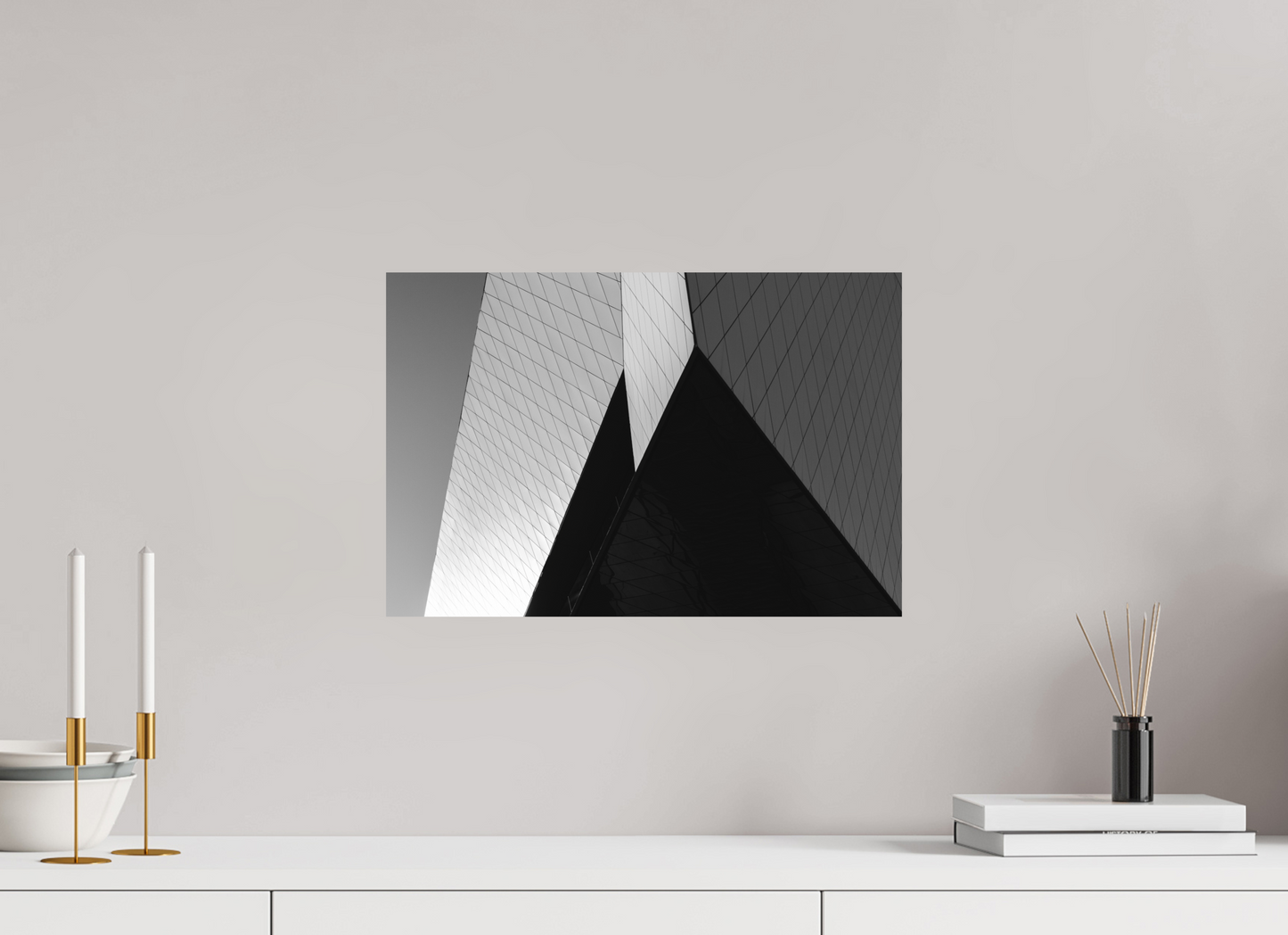 Triangles II - Black and White Architectural Photography - Gallery-Quality Premium Print