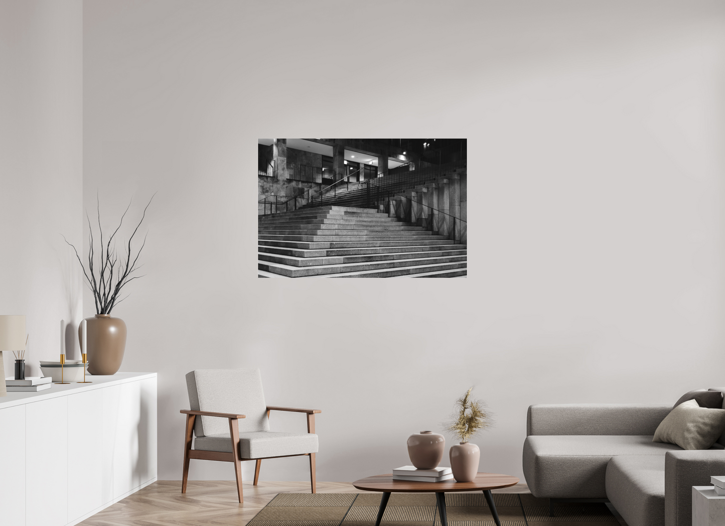 Fold - Schwarzweiß-Architekturfotografie - Hochwertiger Abzug in Galeriequalität