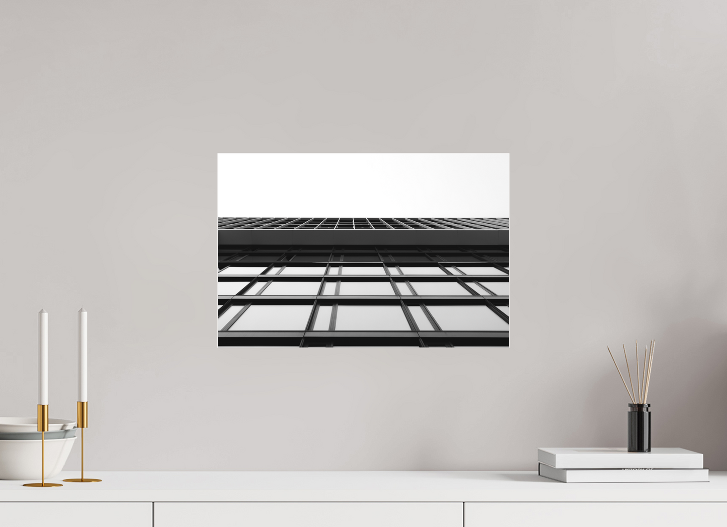 Grid VI - Schwarzweiß-Architekturfotografie - Hochwertiger Abzug in Galeriequalität