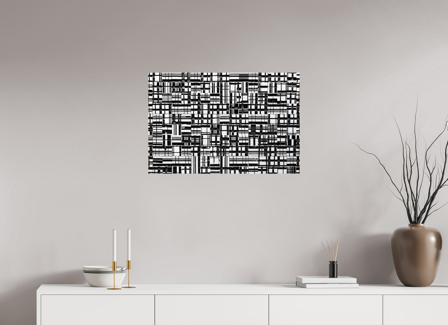 Chaos - Abstrakte Schwarzweiß-Fotografie - Hochwertiger Abzug in Galeriequalität