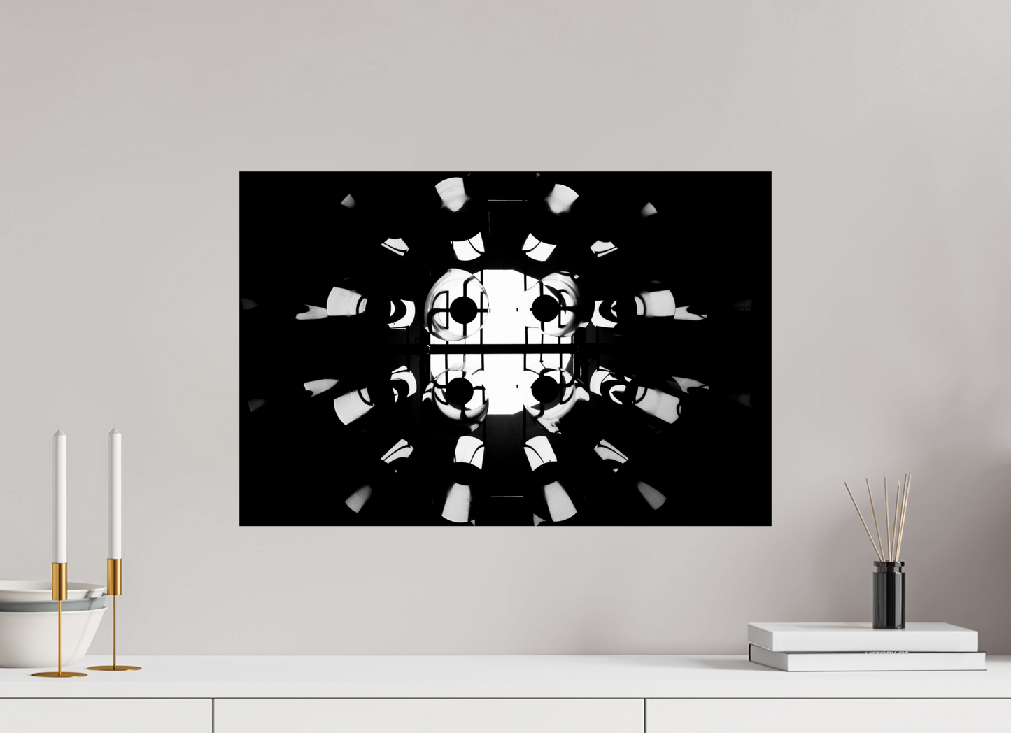 Core - Abstrakte Schwarzweiß-Fotografie - Hochwertiger Abzug in Galeriequalität