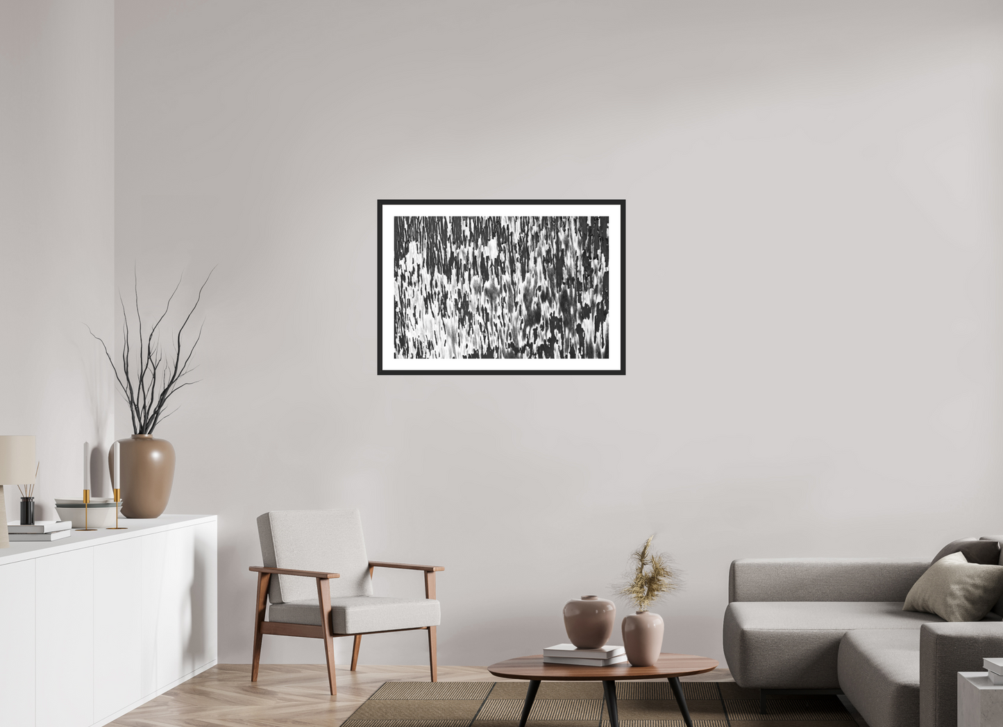 Chipping - Abstrakte Schwarzweiß-Fotografie, Nahaufnahme - Hochwertiger Abzug in Galeriequalität