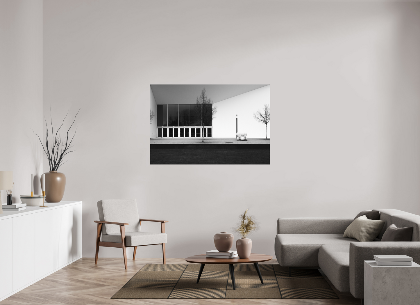 Vanishing - Schwarzweiß-Architekturfotografie - Hochwertiger Abzug in Galeriequalität