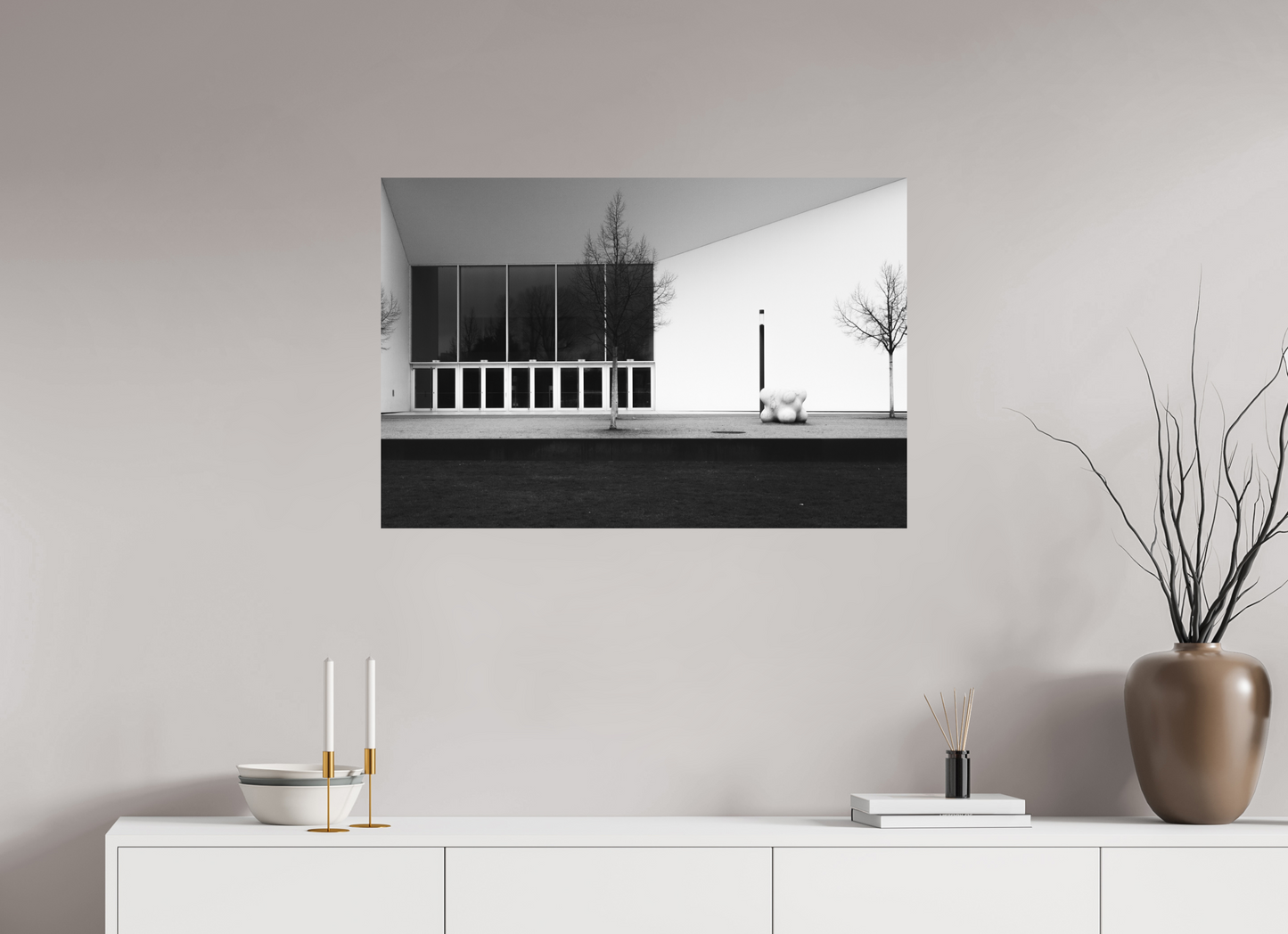 Vanishing - Schwarzweiß-Architekturfotografie - Hochwertiger Abzug in Galeriequalität