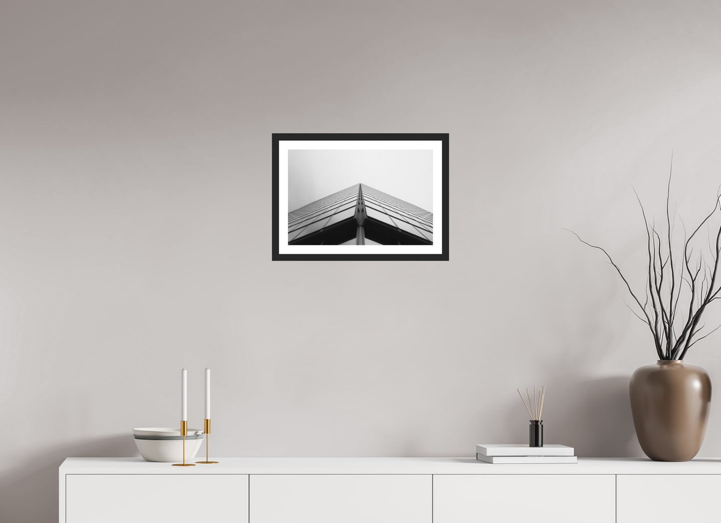 Peak - Schwarzweiß-Architekturfotografie - Hochwertiger Abzug in Galeriequalität