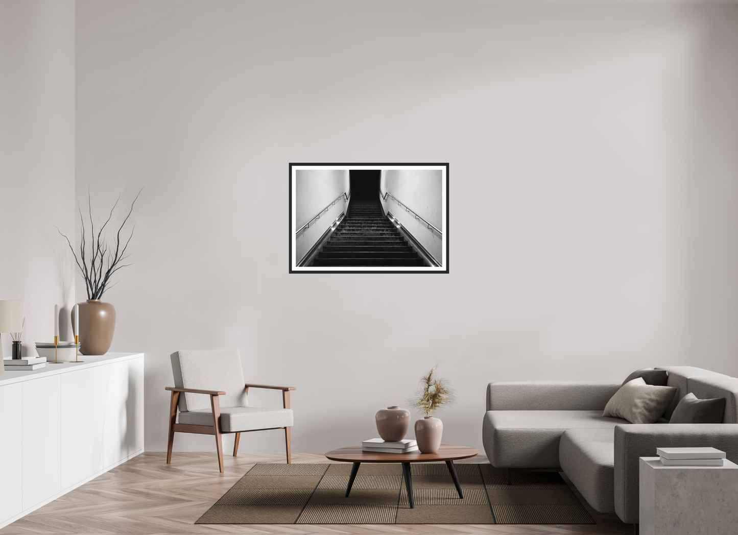 Abyss - Schwarzweiß-Nachtfotografie - Hochwertiger Abzug in Galeriequalität