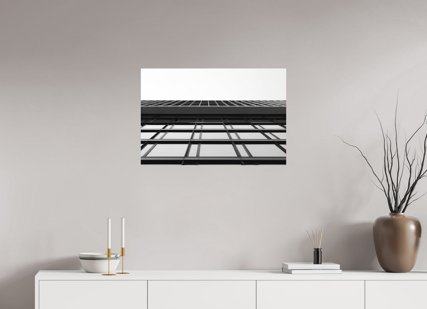 Grid VI - Schwarzweiß-Architekturfotografie - Hochwertiger Abzug in Galeriequalität