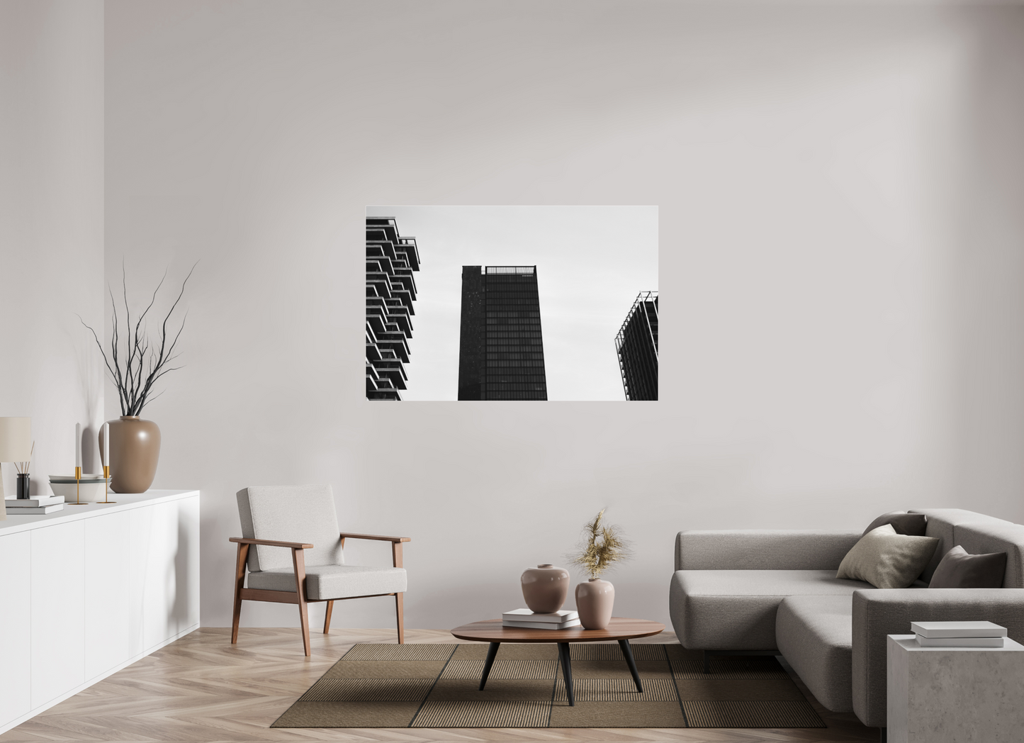 Trium - Black and White Architectural Fine Art Photography - High-Quality Print