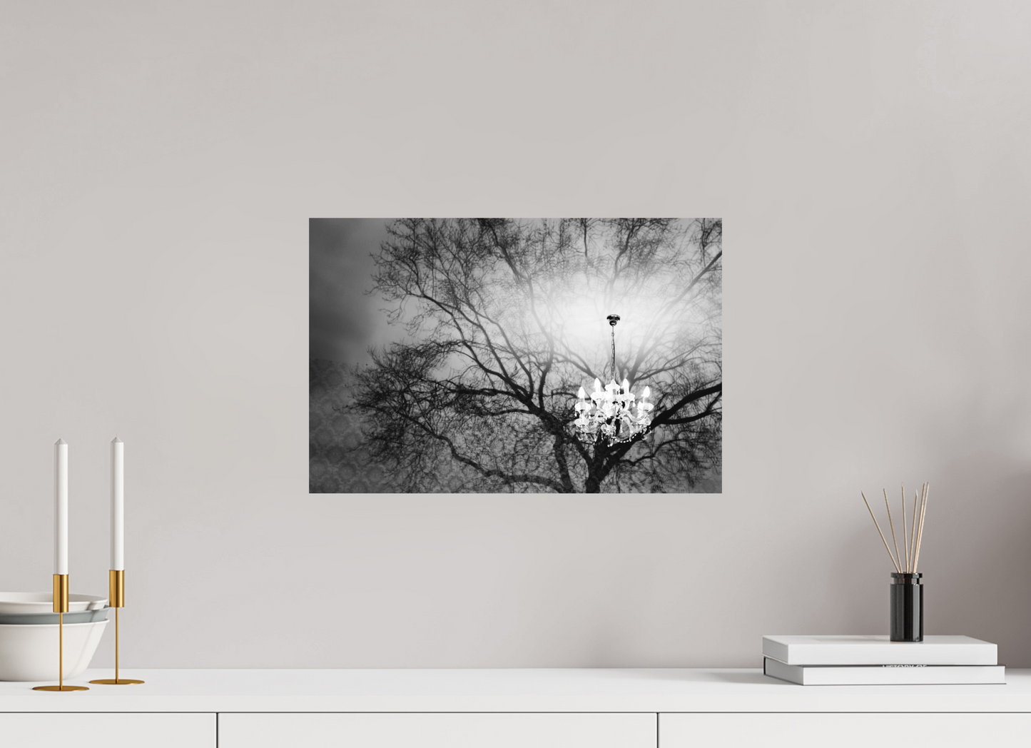 Illusion - Abstrakte Schwarzweiß-Fotografie - Hochwertiger Abzug in Galeriequalität