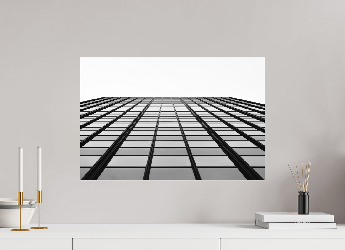 Grid III - Schwarzweiß-Architekturfotografie - Hochwertiger Abzug in Galeriequalität