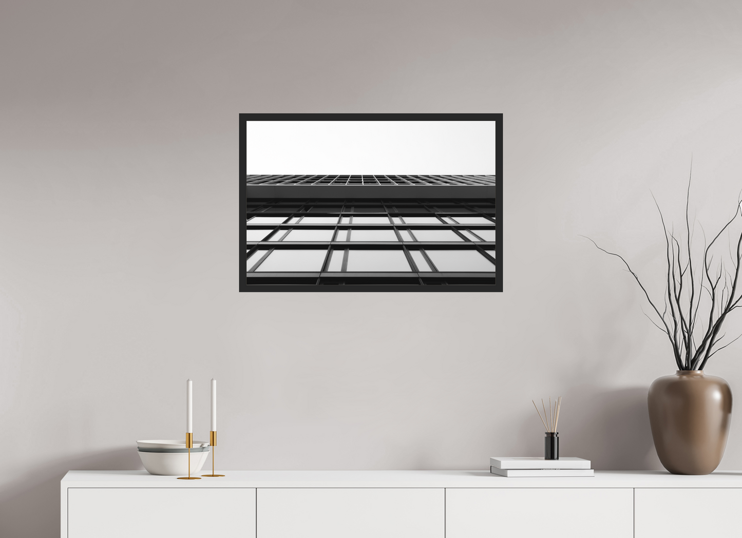 Grid VI - Schwarzweiß-Architekturfotografie - Hochwertiger Abzug in Galeriequalität