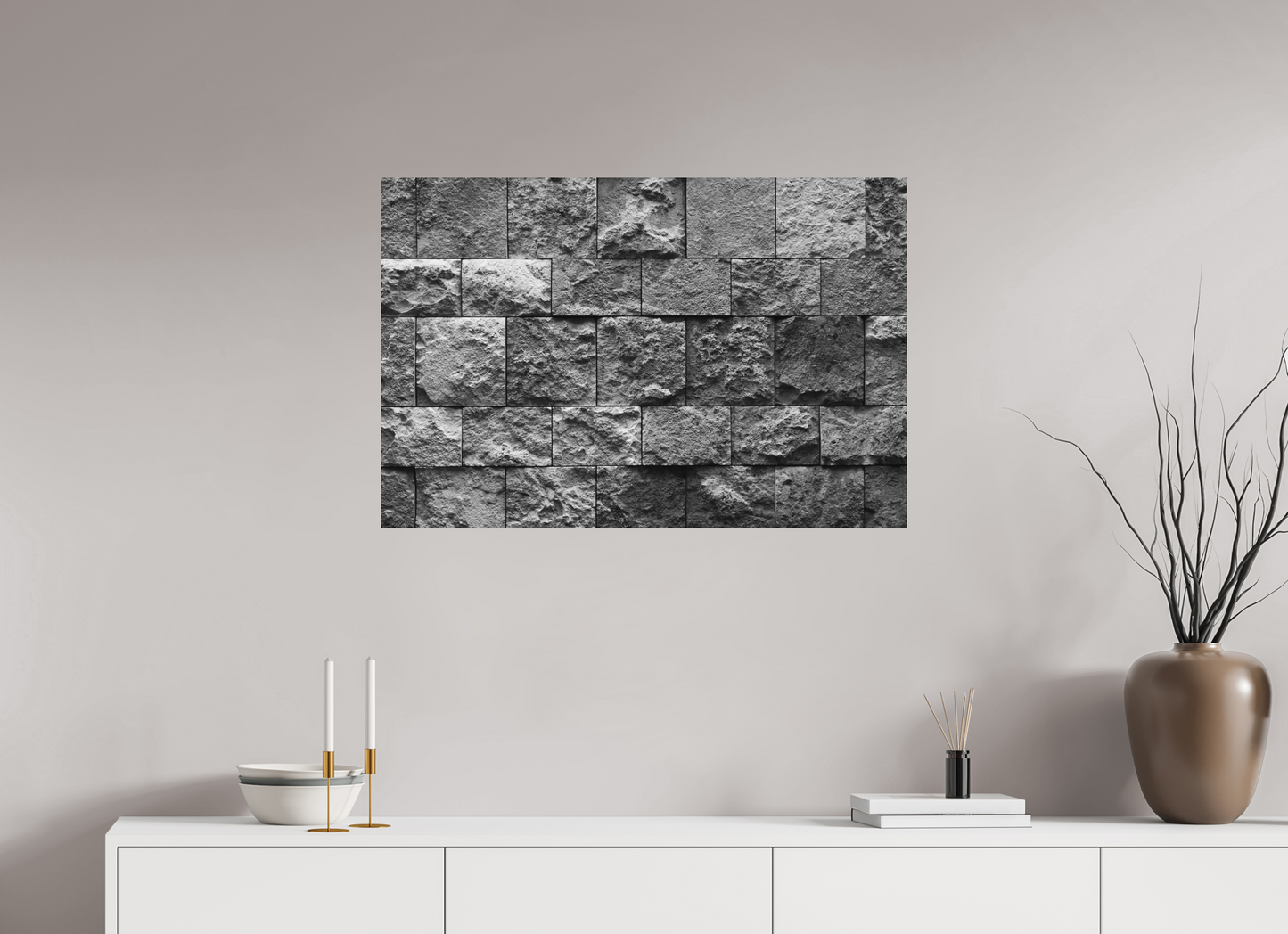 90 x 60 cm, Ilford on Aluminium Misalignment - Abstrakte Schwarzweiß-Fotokunst - Hochwertiger Abzug in Galeriequalität