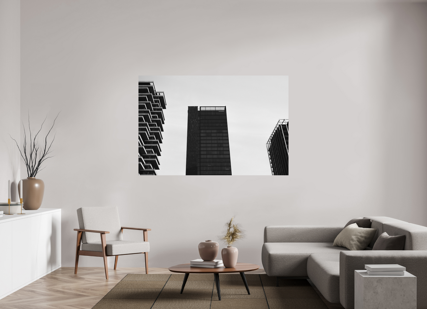 Trium - Black and White Architectural Fine Art Photography - High-Quality Print