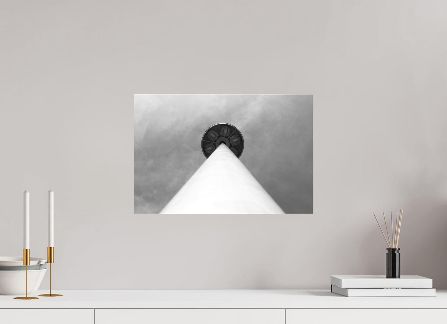 Nail - Abstrakte Schwarzweiß-Fotografie, Naheinstellung - Hochwertiger Abzug in Galeriequalität