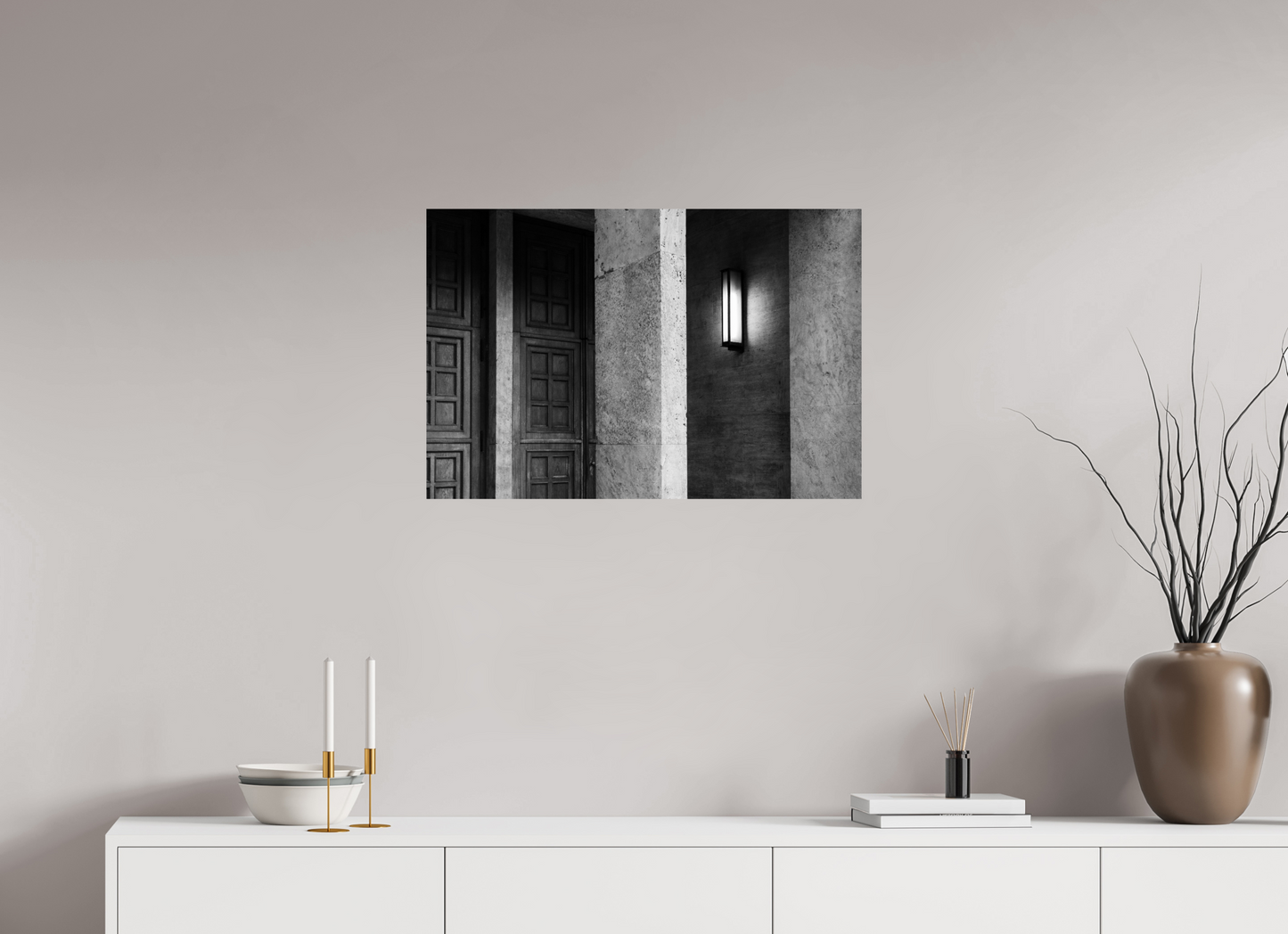 75 x 50 cm, Ilford Photo Print Beacon - Schwarzweiß-Fotokunst - Hochwertiger Abzug in Galeriequalität