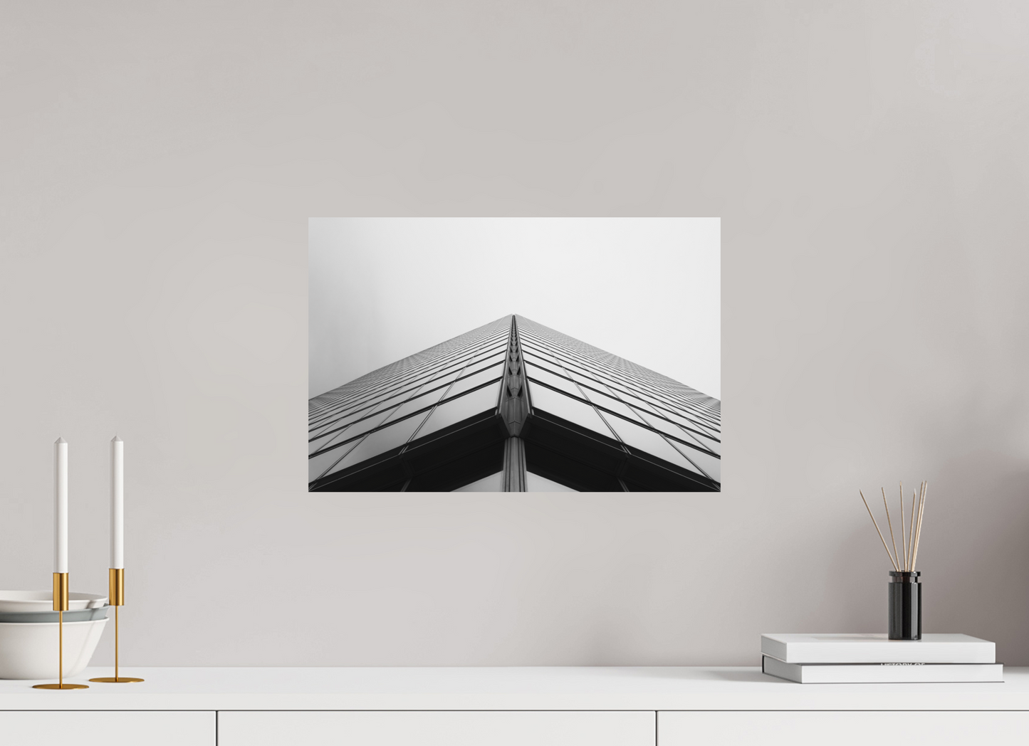 Peak - Schwarzweiß-Architekturfotografie - Hochwertiger Abzug in Galeriequalität